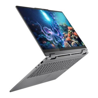 lenovo yoga 7 16" wuxga touch 360 convertible laptop intel core ultra 7 256v, 16gb ram, 512gb ssd, luna grey