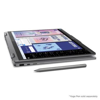 lenovo yoga 7 16" wuxga touch 360 convertible laptop intel core ultra 7 256v, 16gb ram, 512gb ssd, luna grey