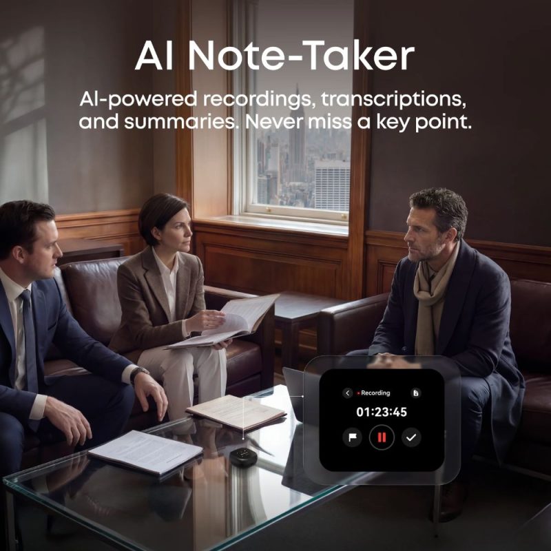 liberty 5 pro max | earbuds with ai note taker smart case