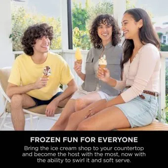 ninja creami scoop & swirl | 13 in 1 soft serve & ice cream maker