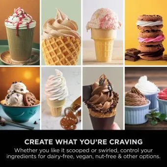 ninja creami scoop & swirl | 13 in 1 soft serve & ice cream maker