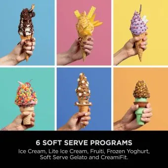 ninja creami scoop & swirl | 13 in 1 soft serve & ice cream maker