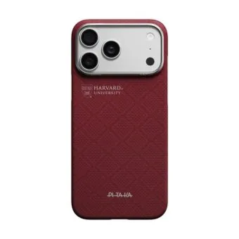 pitaka iphone 17 pro edge case (harvard crimson)