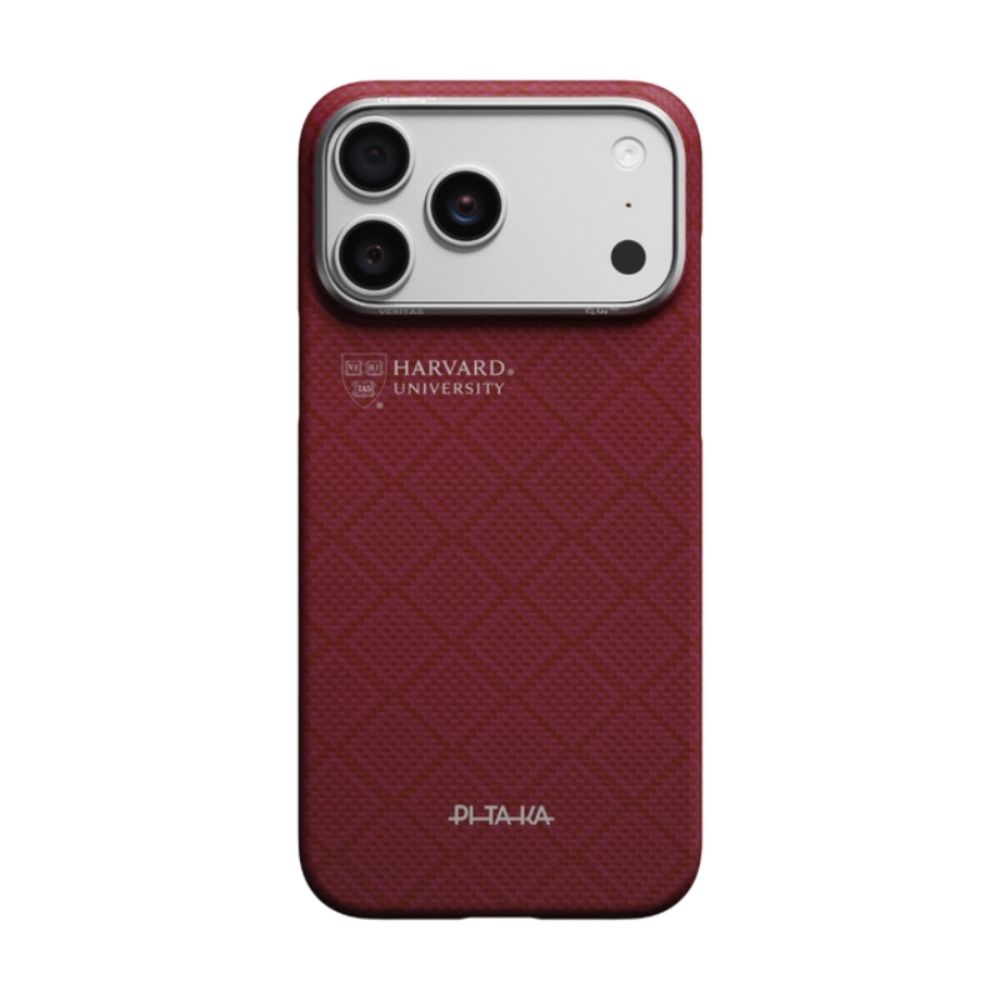 pitaka iphone 17 pro edge case (harvard crimson)