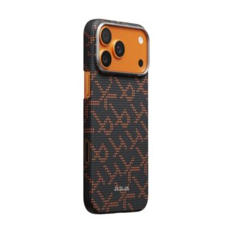 pitaka iphone 17 pro edge case (ptk leaping orange black)