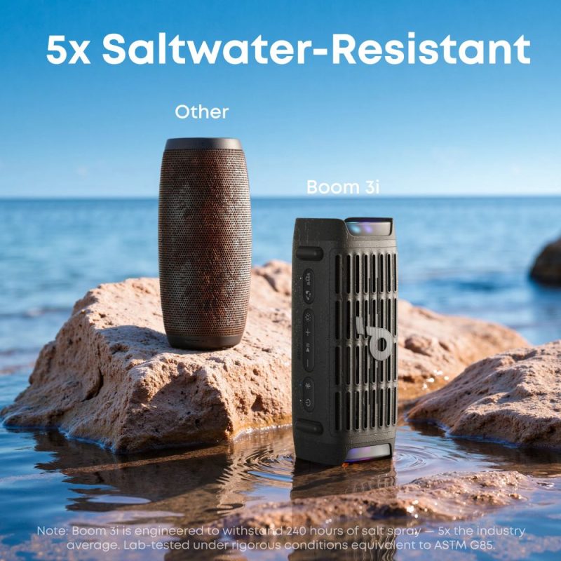 soundcore boom 3i portable rugged outdoor speaker