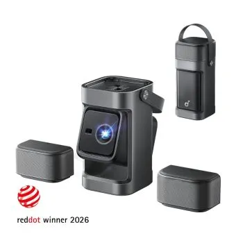 soundcore nebula p1 | world's first portable projector with detachable wireless speakers