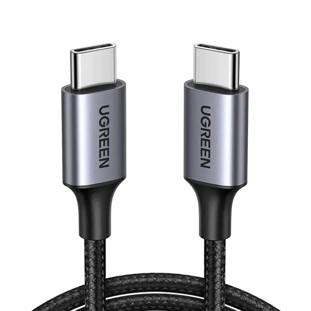 ugreen 60183 usb 3.1 type c to type c cable (1m, black)