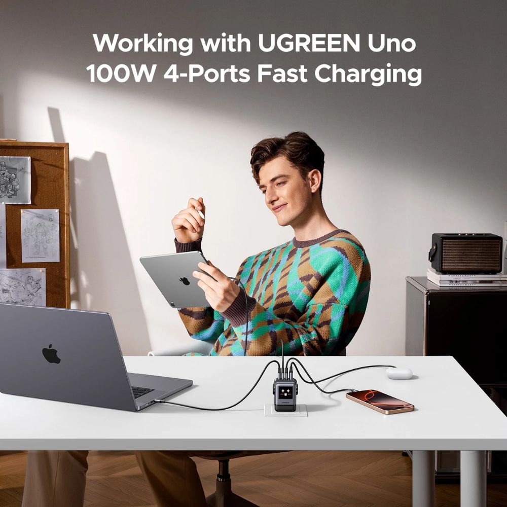 ugreen uno 100w 4 port gan fast charger