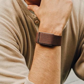 whoop 5.0 superknit band coffee