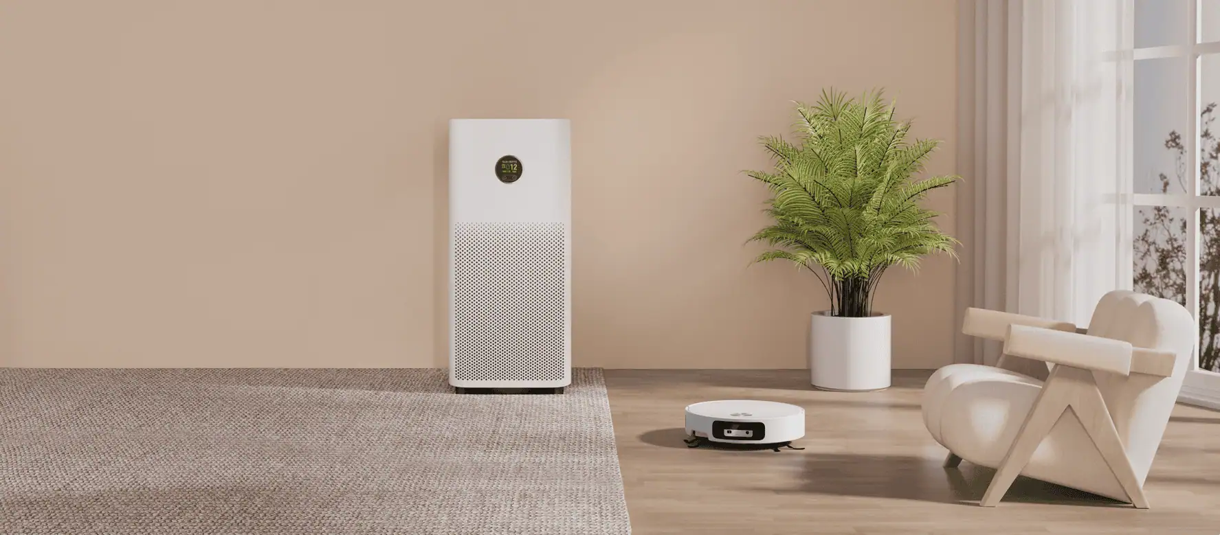 air purifier and robot vacuum