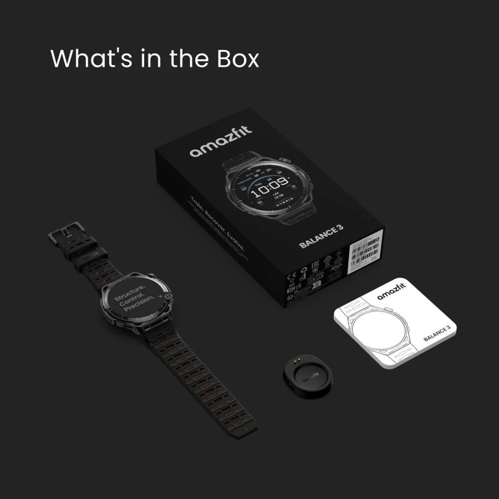 amazfit balance 3 hybrid training smartwatch