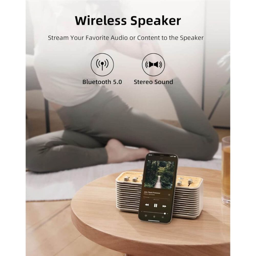 ezvalo sound machine bluetooth speaker – 255+ mixing options, night light & smart sleep timer