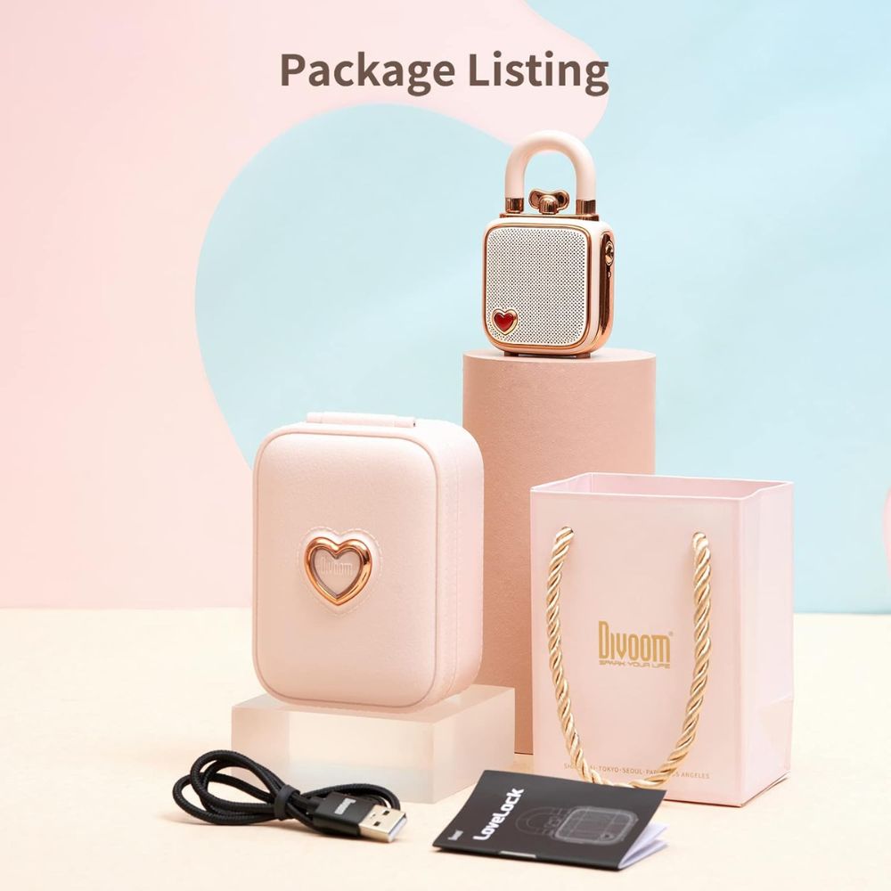 divoom lovelock portable bluetooth speaker gift