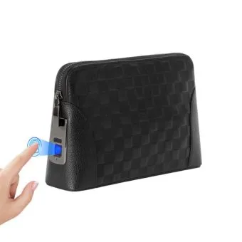 stetch fl v2413 smart clutch bag with fingerprint unlocking