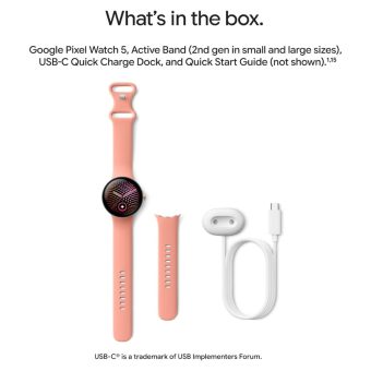 google pixel watch 5 wi fi android smartwatch