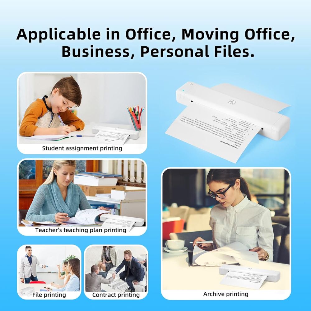 hprt mt800q carbon tape printer portable printer