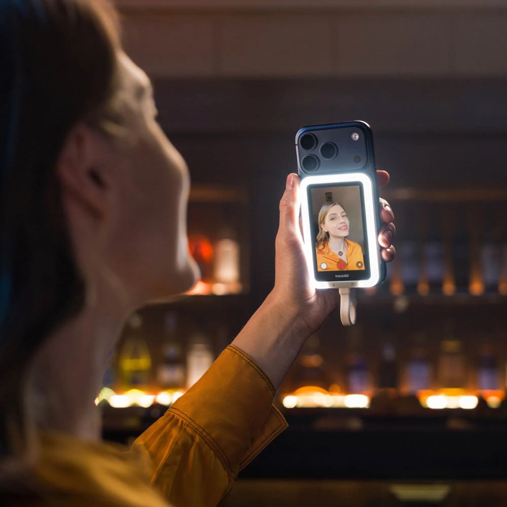 insta360 snap selfie screen