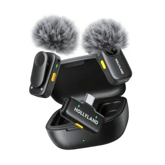 hollyland lark a2 wireless microphone system