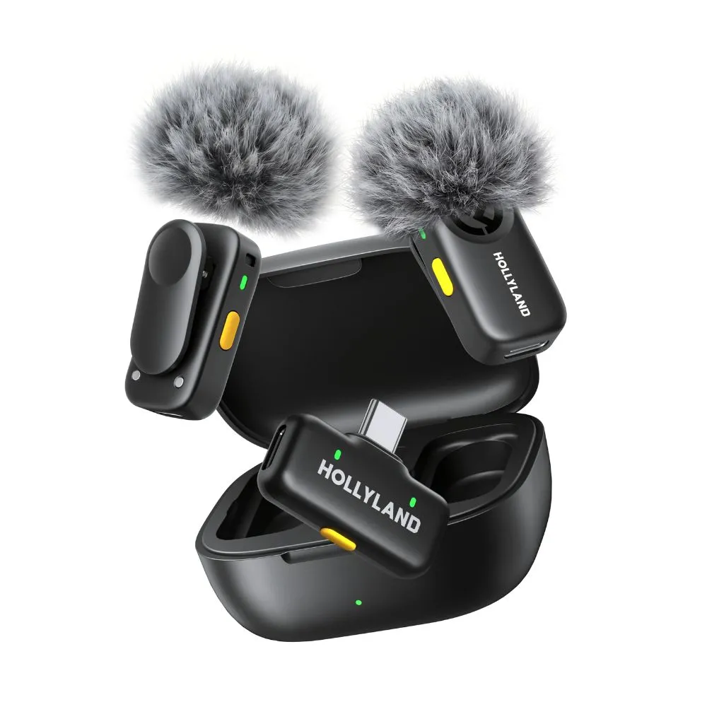 hollyland lark a2 wireless microphone system