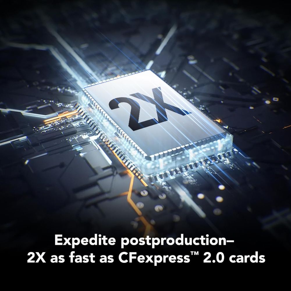 lexar 512gb cfexpress type b silver 4.0 card, 3600/3000 mb/s, 8k video