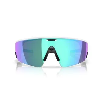 oakley meta vanguard ai smart glasses f: white l: prizm sapphire