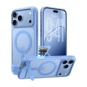 torras ostand l1 guardian case for iphone 17 pro & max purple, 17 pro