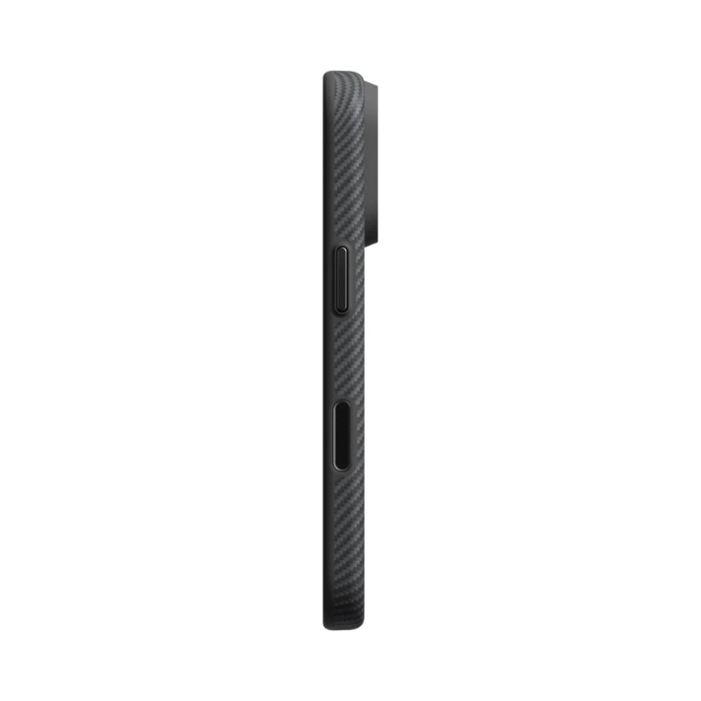 pitaka summa case for iphone 18 pro max 600d black/grey twill