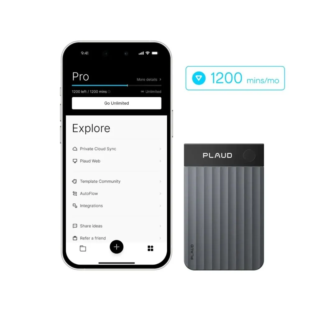 plaud note pro the world's most advanced ai note taker.