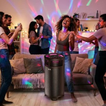 porodo soundtec soloud portable 120w party speaker