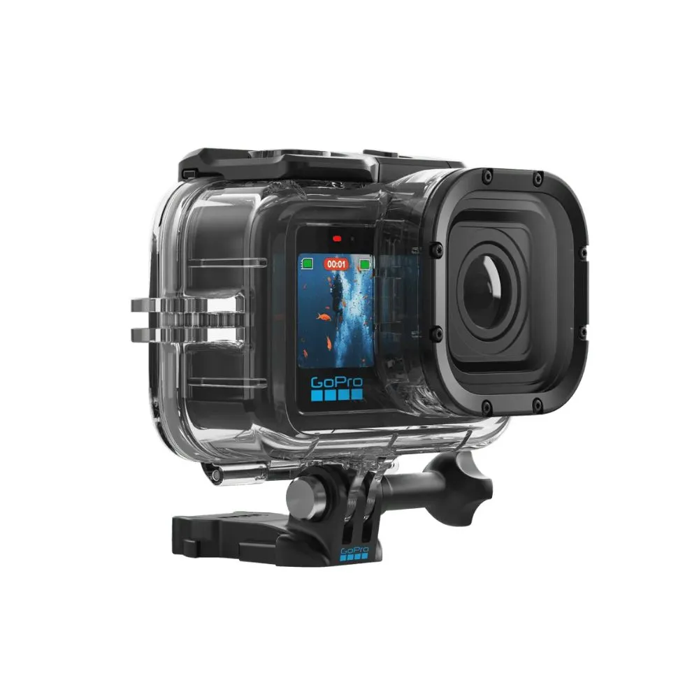 gopro protective housing waterproof to 196ft/60m compatible with mission 1 pro | mission 1