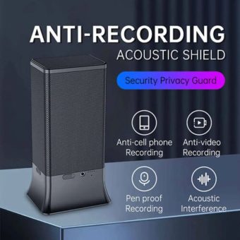 recording terminator privacy security guard – 360° anti recording device with 9800mah battery