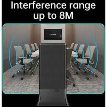 recording terminator privacy security guard – 360° anti recording device with 9800mah battery