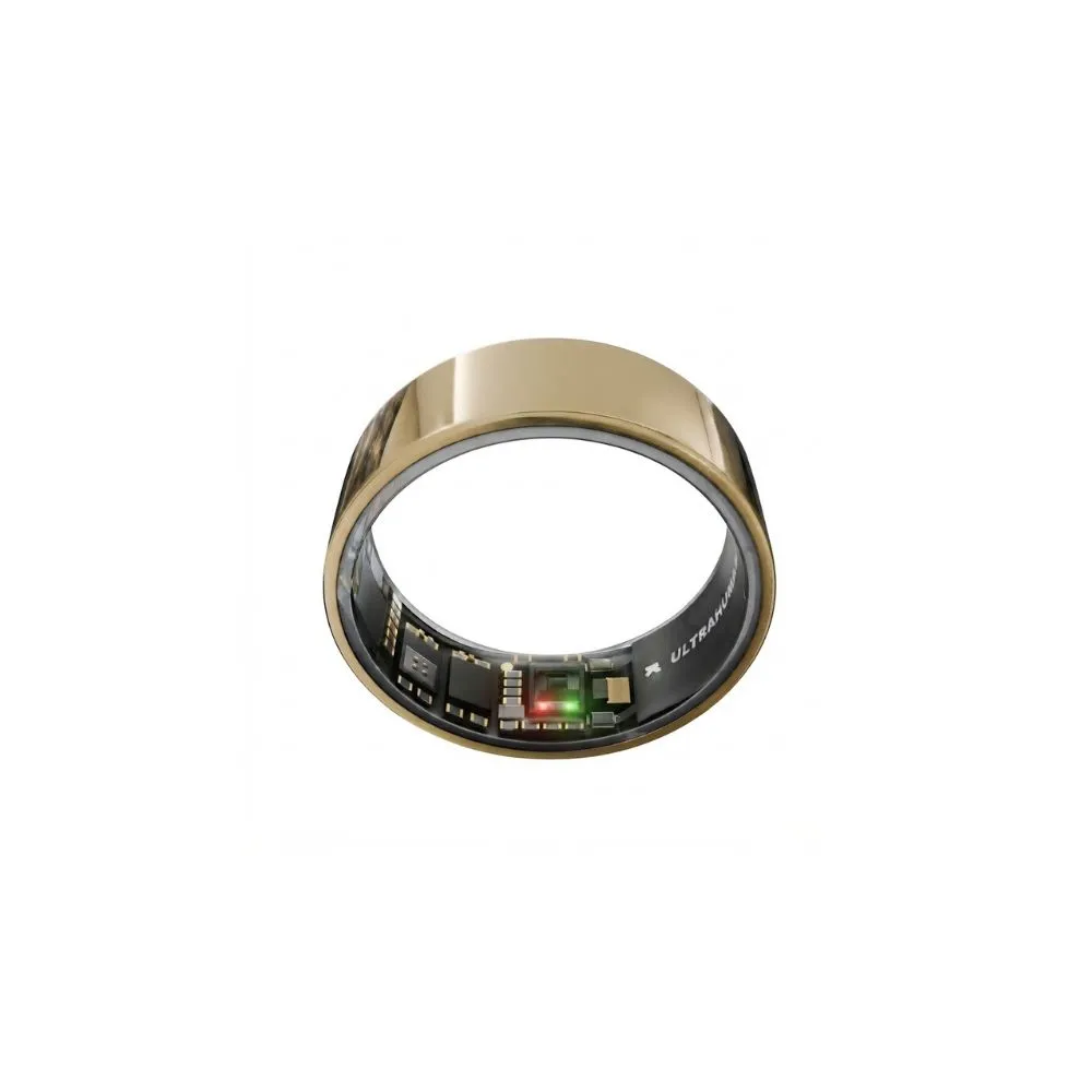 ultrahuman ring air – lightweight smart ring – comprehensive health tracking gold
