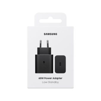 samsung original 60w super fast charger – usb c power adapter (unbundled / without cable)