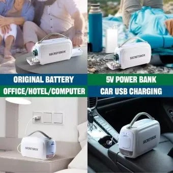 secretsbox medicine cooler box & portable mini fridge