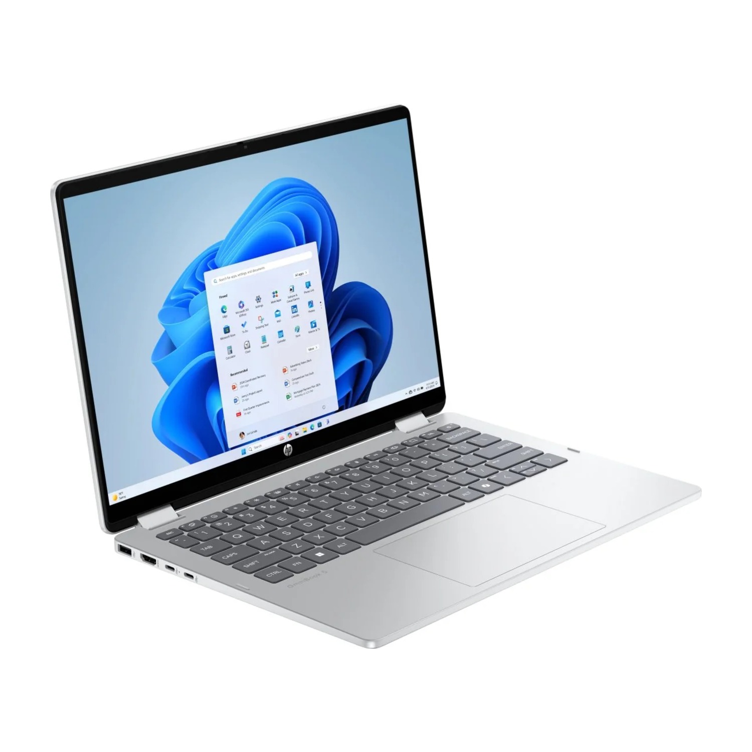 HP OmniBook X360 14-ap0xxx, Core 3-100U, 8GB OB, 256GB Nvme, 14.0-inch WUXGA Touchscreen, Windows 11