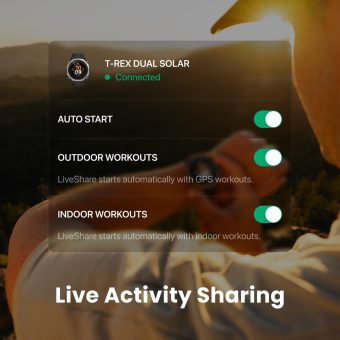 amazfit t rex dual solar smart watch (51mm) – titanium bezel & sapphire glass