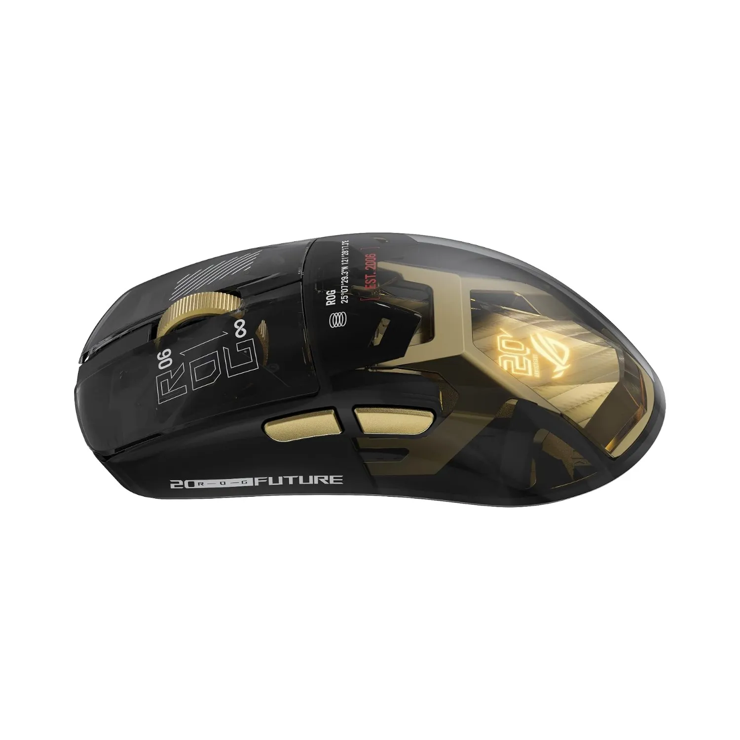 ASUS ROG Harpe II Extreme Edition 20 wireless gaming mouse - front