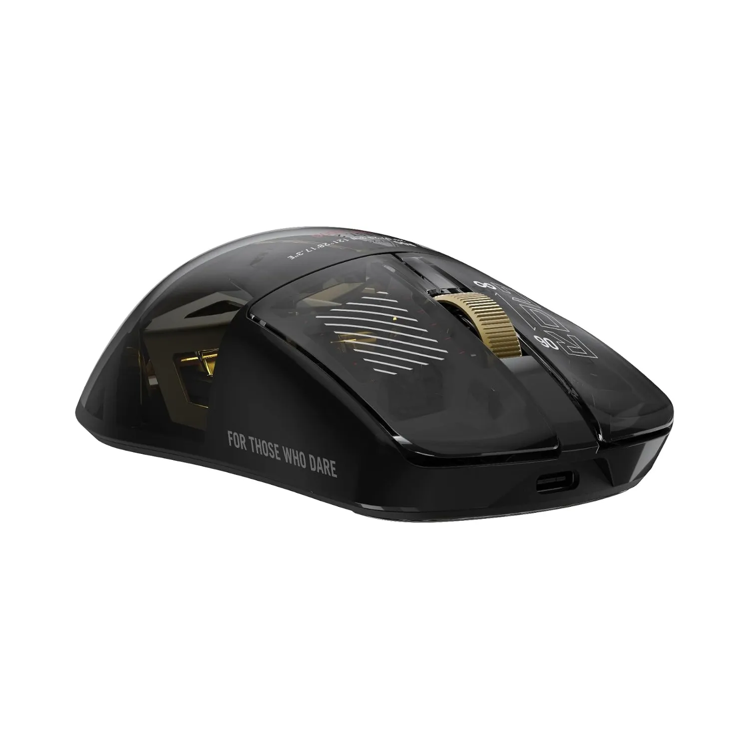 ASUS ROG Harpe II Extreme Edition 20 wireless gaming mouse - left side