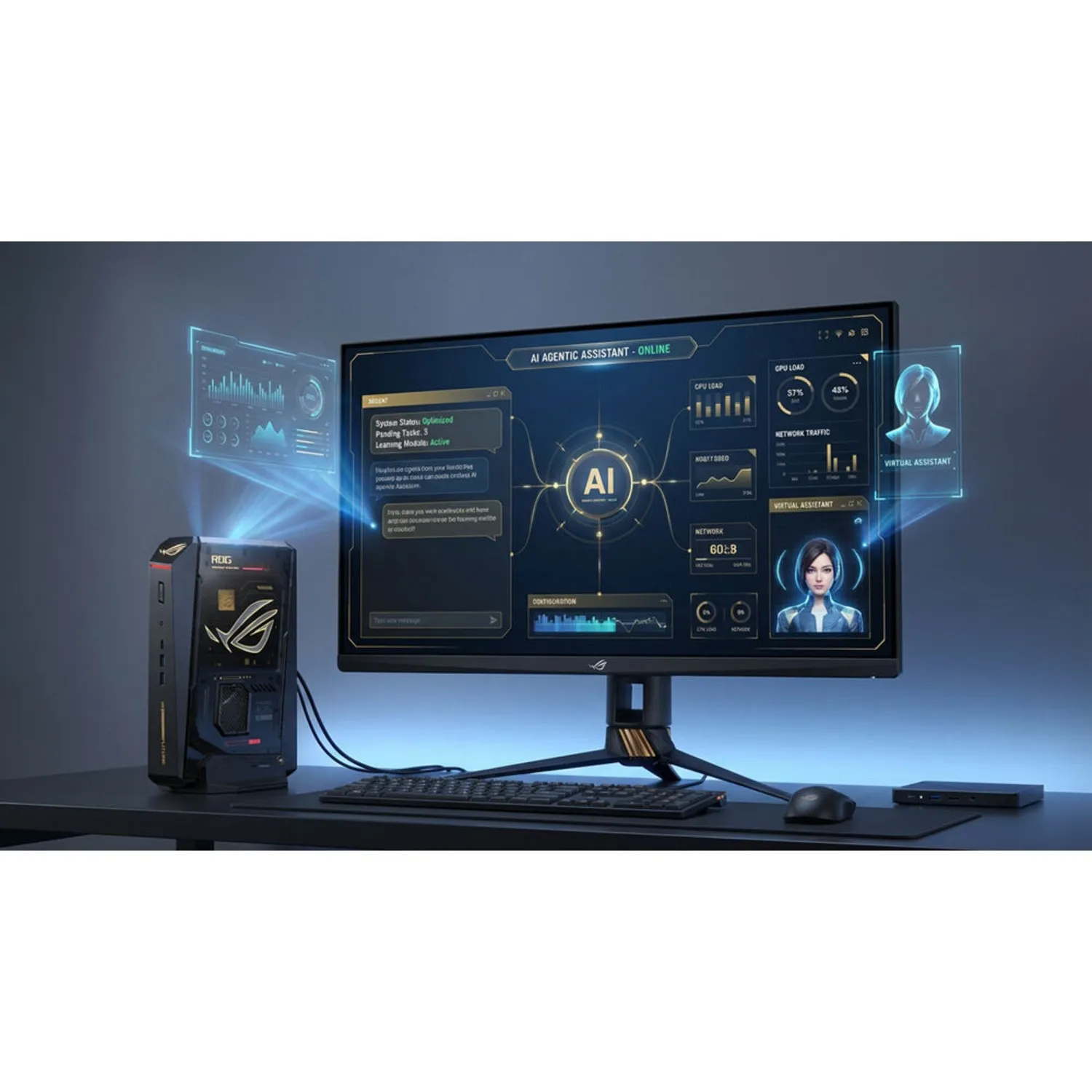 ASUS ROG NUC 16 Edition 20 gaming mini PC - setup