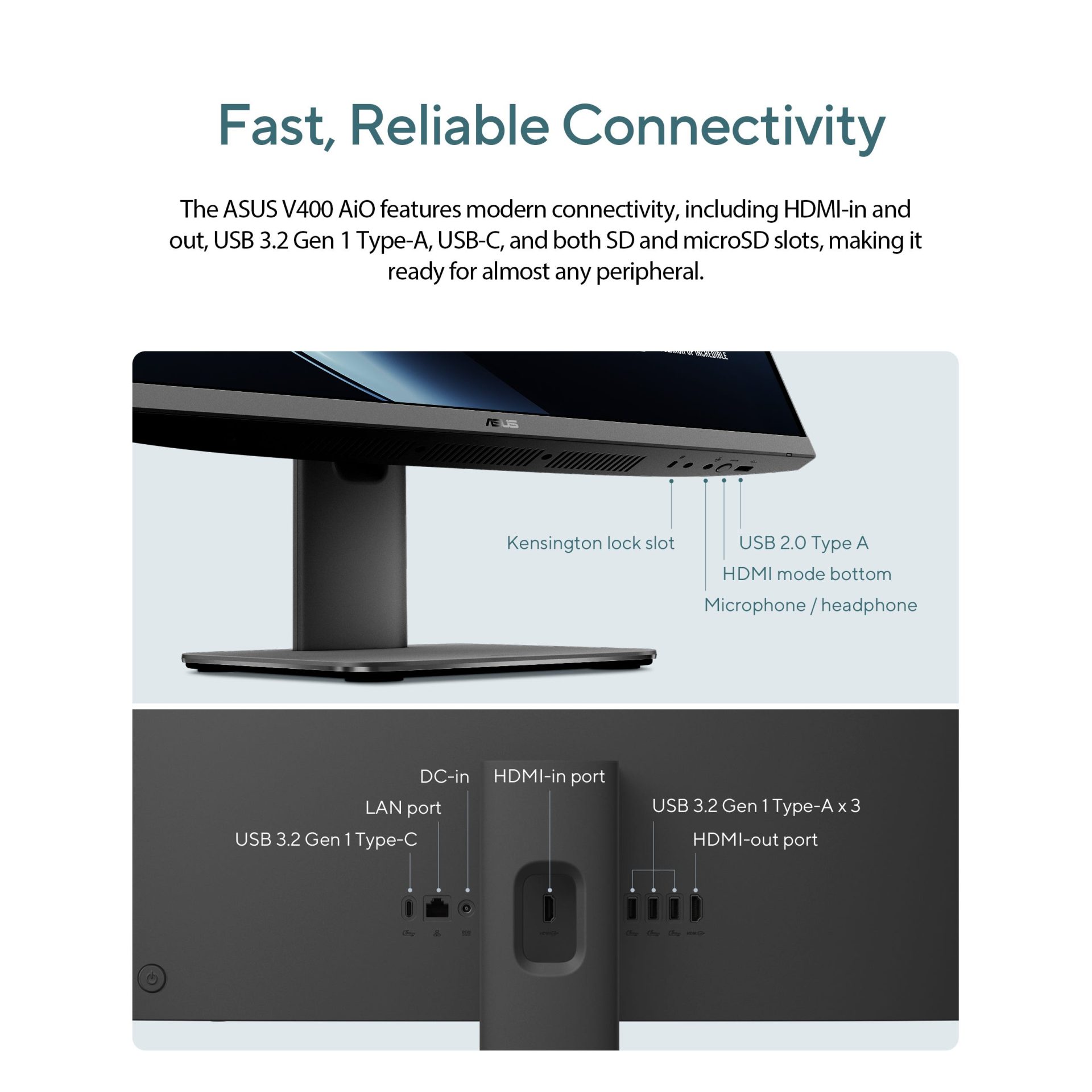 ASUS V400 AIO All-in-One feature
