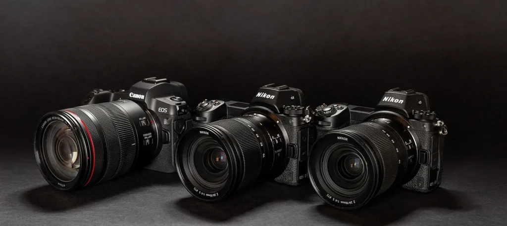 canon vs sony vs nikon camera