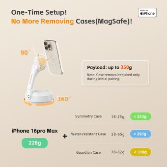 COMITOK MOTA MagSafe magnetic mount and payload