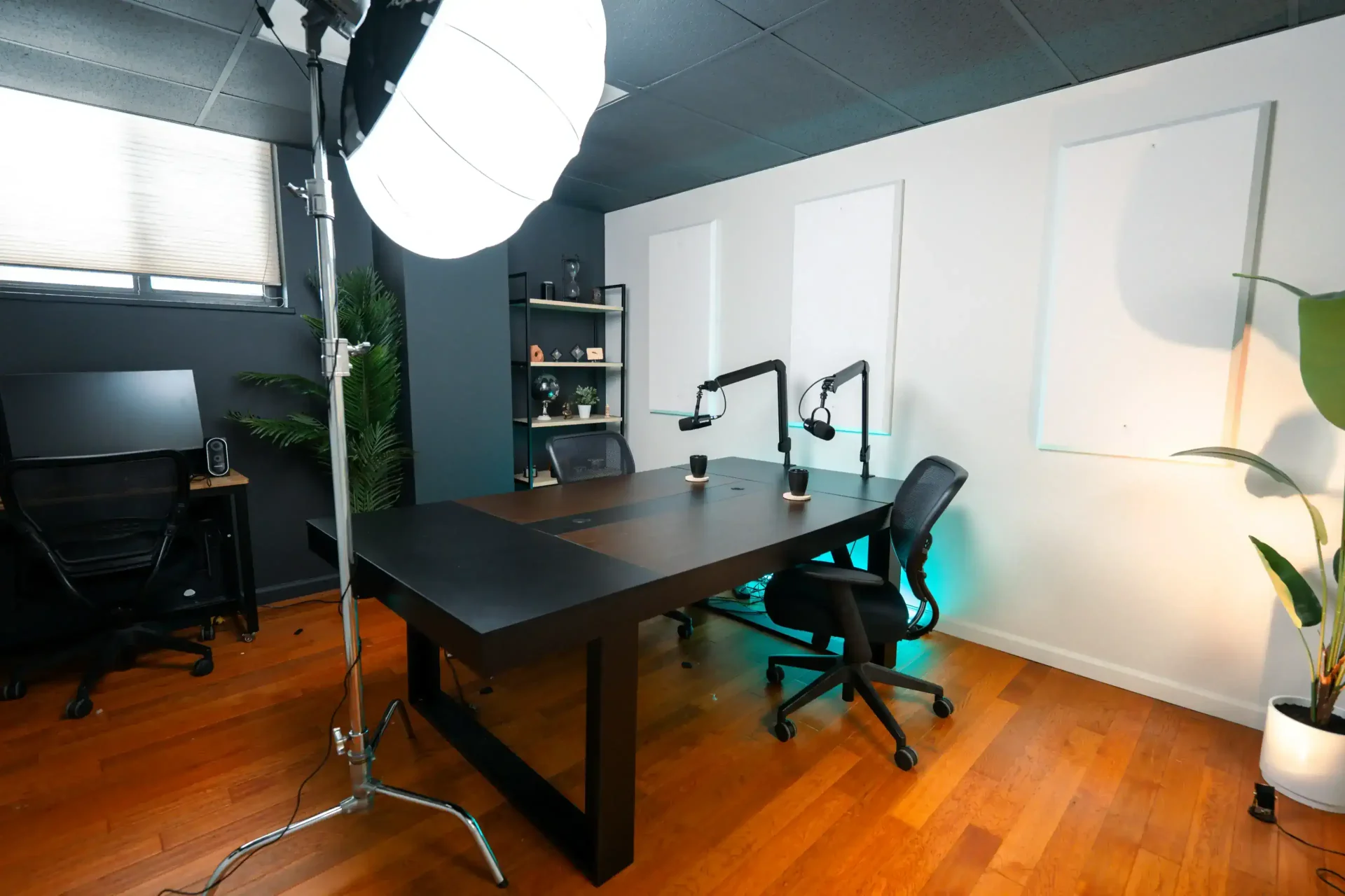 content creator setup for interviews and podcasts