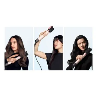 Smoothing, drying and volumising with the Dyson Airwrap Co-anda2x attachments
