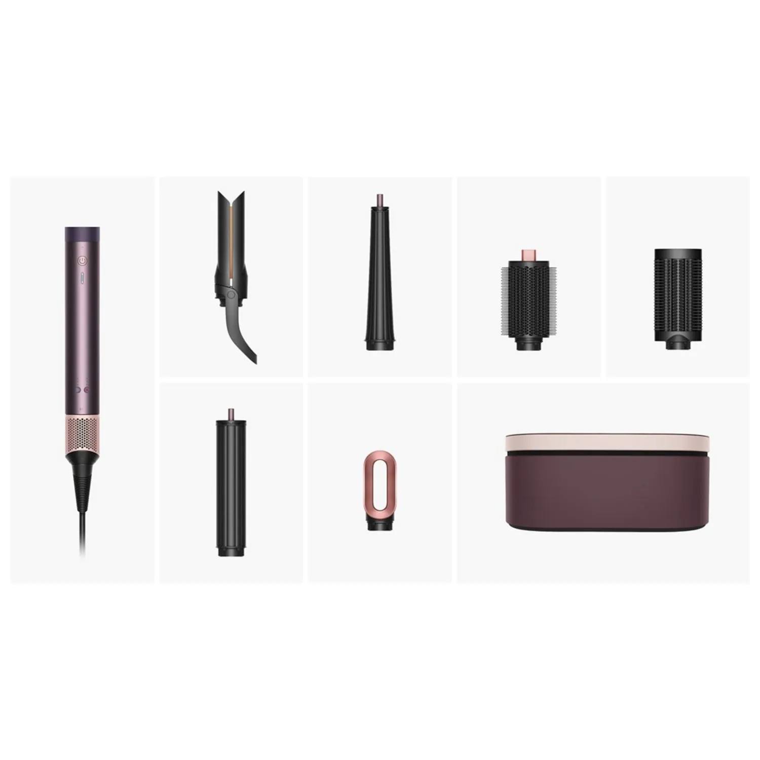 Dyson Airwrap Co-anda2x Gen 2 Jasper Plum and included attachments