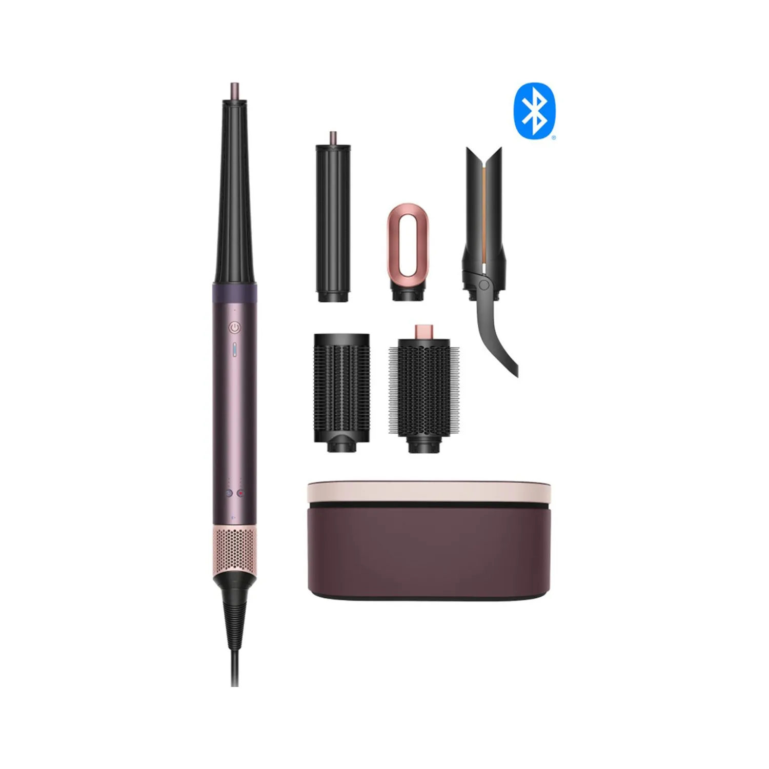 Dyson Airwrap Co-anda2x Gen 2 Straight+Wavy in Jasper Plum with 6 attachments and case