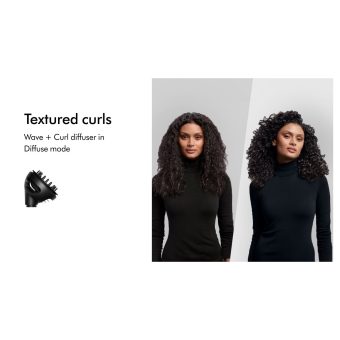 Dyson Airwrap i.d. Multi-Styler and Dryer HS08 Curly+Coily – Ceramic Patina & Topaz – Wave+Curl diffuser