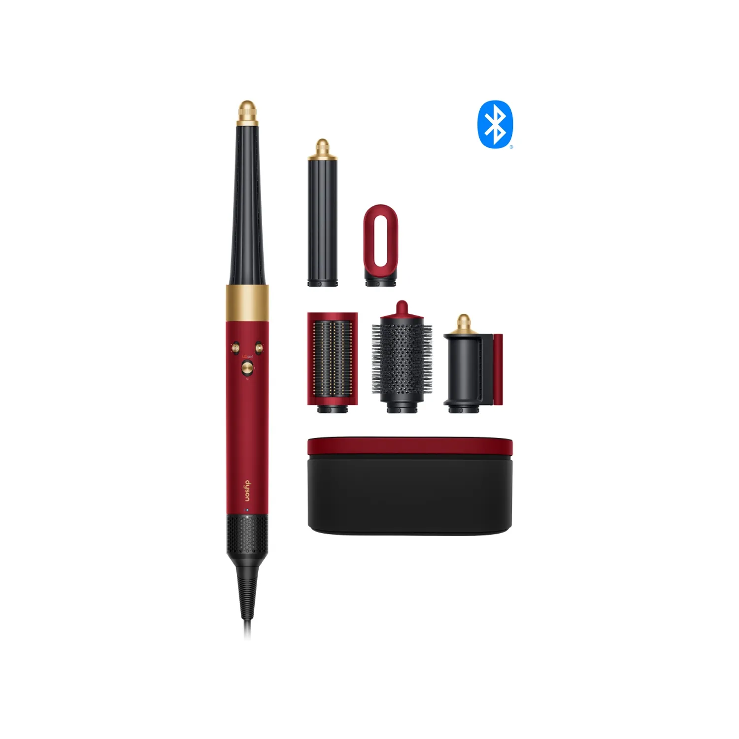 Dyson Airwrap i.d. Multi-Styler and Dryer HS08 Straight+Wavy – Red Velvet & Gold